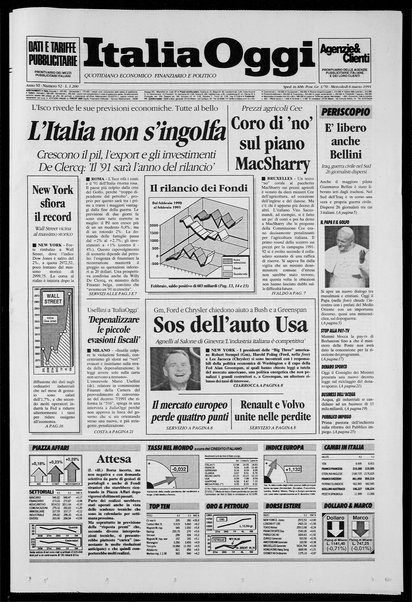 Italia oggi : quotidiano di economia finanza e politica